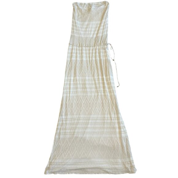 Vitamin A Strapless Maxi Dress Swim Beach Cover Up Stretch Size XS Women's - Picture 1 of 13